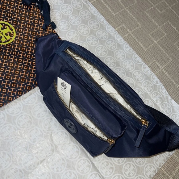 💯 Tory Burch Nylon beltbag (Navy blue) - Picture 4 of 8
